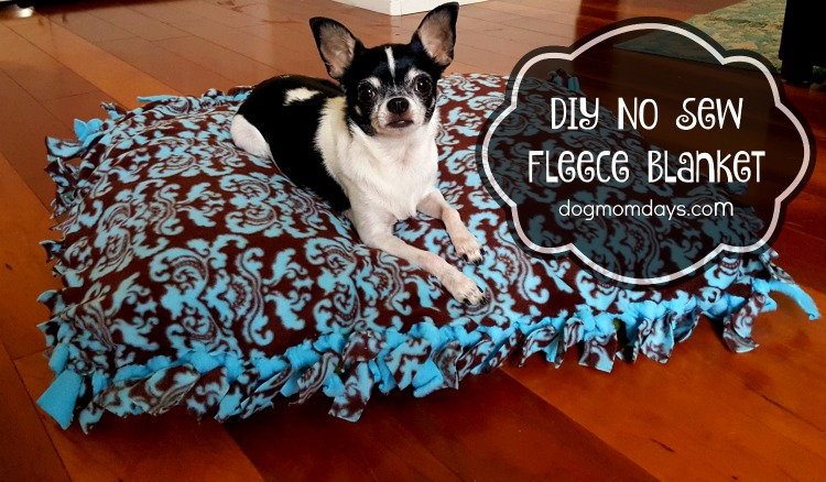 No Sew Fleece Blanket - DIY Fleece Throw